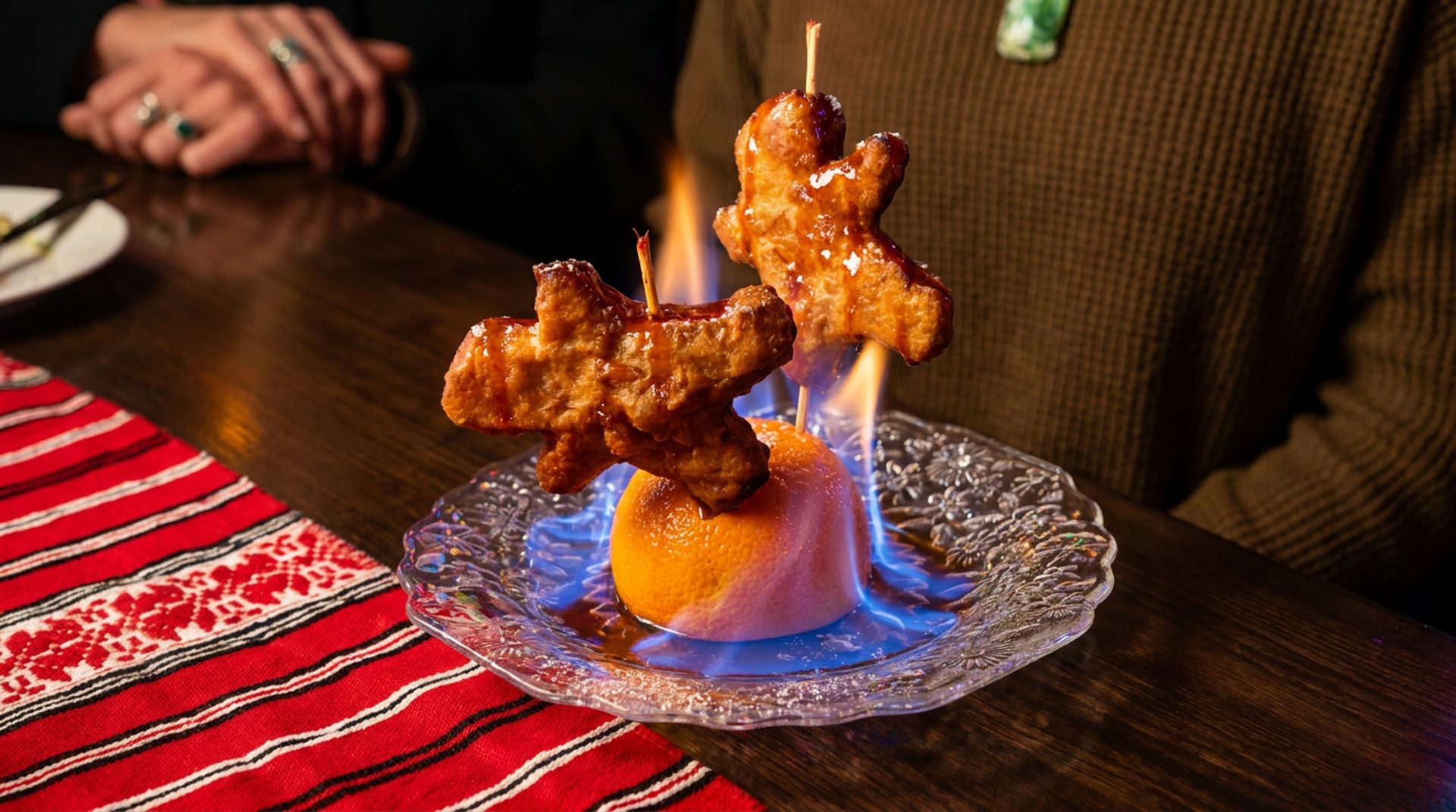 The Vlad the Impaler dessert